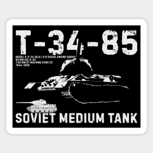 Soviet medium tank T-34-85 Sticker